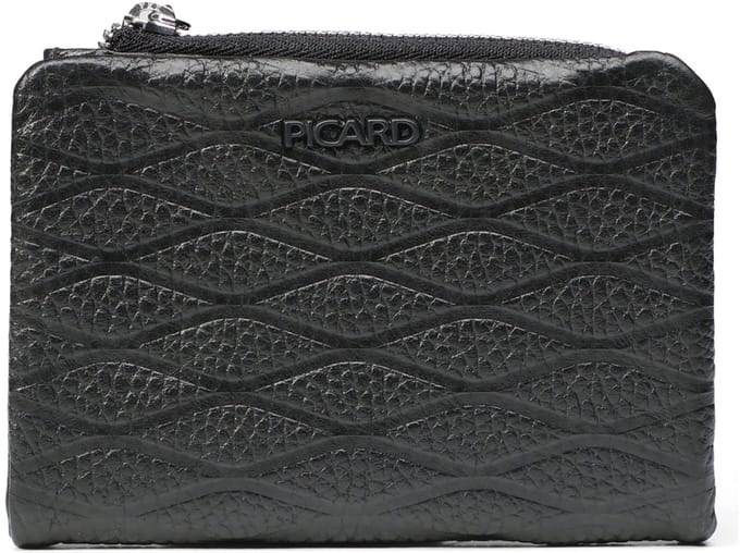 Picard Lille 1 Portemonnee Leer 12.5 cm - Dames - Horizontaal - schwarz
