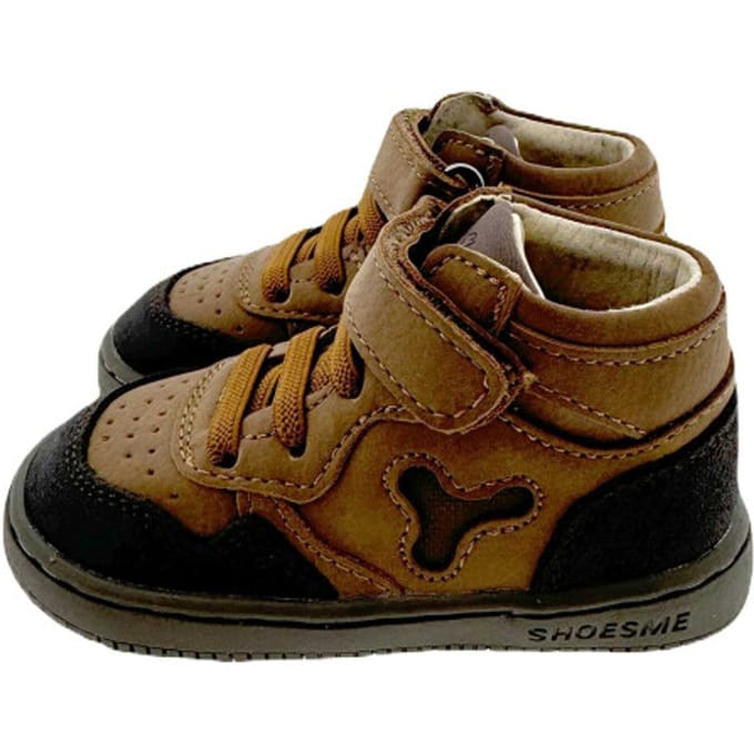 Shoesme cognac bruin basket sneakertje