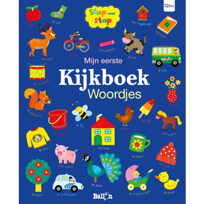 Mijn Eerste Kijkboek Woordjes - Stap Voor Stap