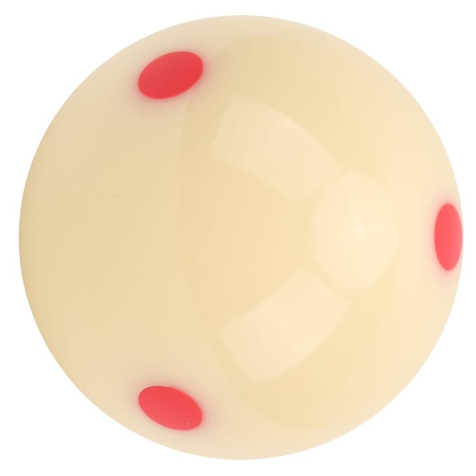 1 stuks Standaard 52,5 mm Hars Biljart Snooker Redpoint Oefentraining Pool Keu Bal beige