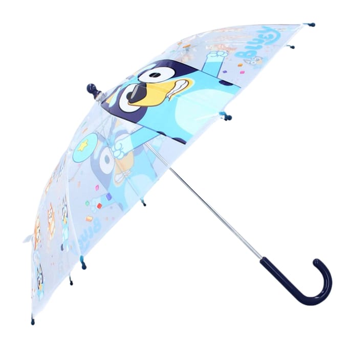 Bluey Rainy Days Paraplu - Blauw - Bluey & Bingo