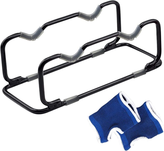Halter Rek - Gewicht Standaard - Thuis Trainen - Stevig Stalen Frame - 60 kg Capaciteit - Zwart