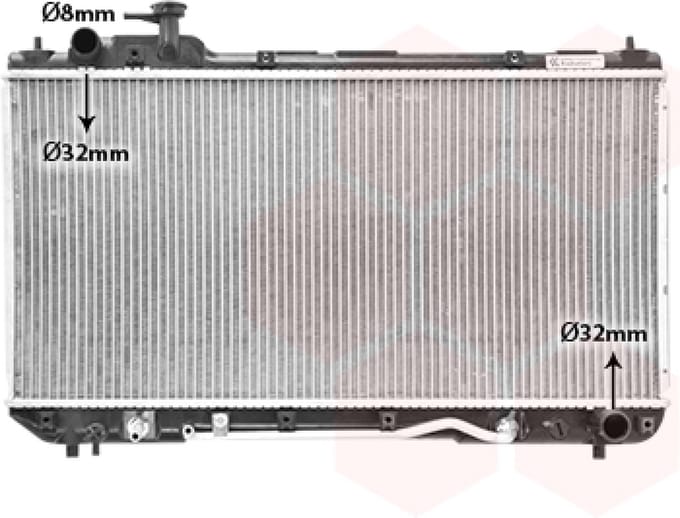 Van Wezel - RADIATOR VOOR TOYOTA RAV 4 XA10 1994-2000 164007A121