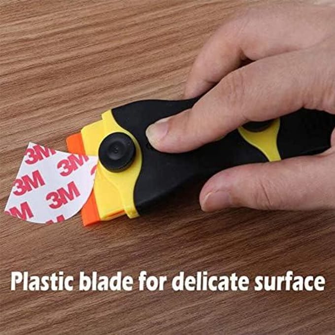 Keramische Kookplaatschraper 2-in-1 voor Glas, Folie & Vignettes