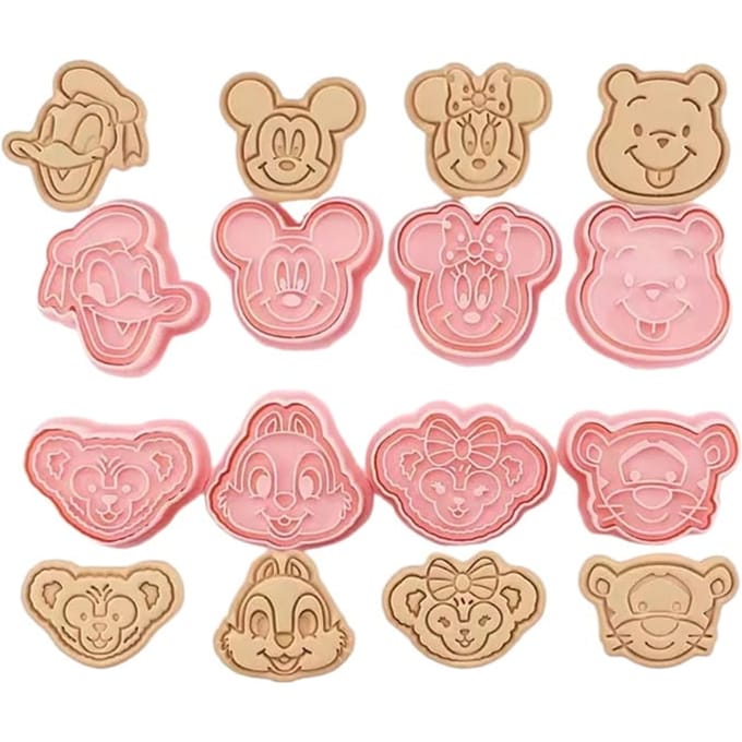 Disney Minnie Mickey Stempel Snijders, 8 Stuks.