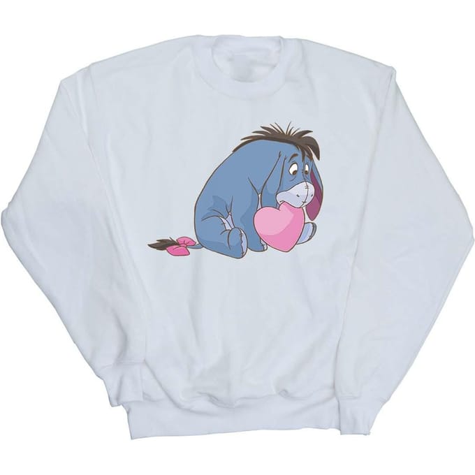 Disney Dames/Dames Winnie The Pooh Eeyore Mond Sweatshirt (Wit)