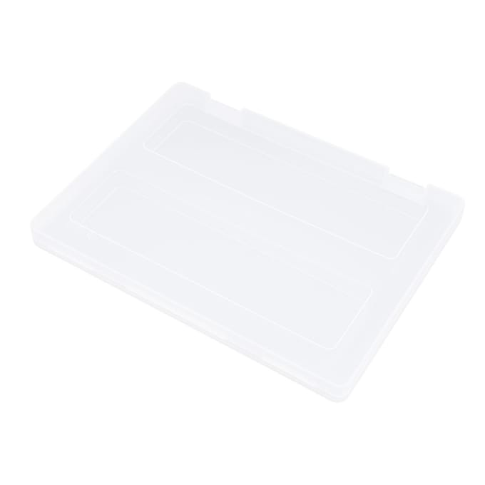 Transparante Documentopbergdoos Transparante Plastic Archiefopbergdoos met Veilige Kliksluiting A5 A5 white