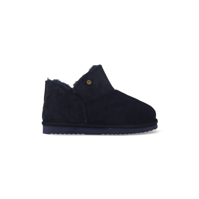 Warmbat Willow Suede Dames Sloffen - Donker Marineblauw