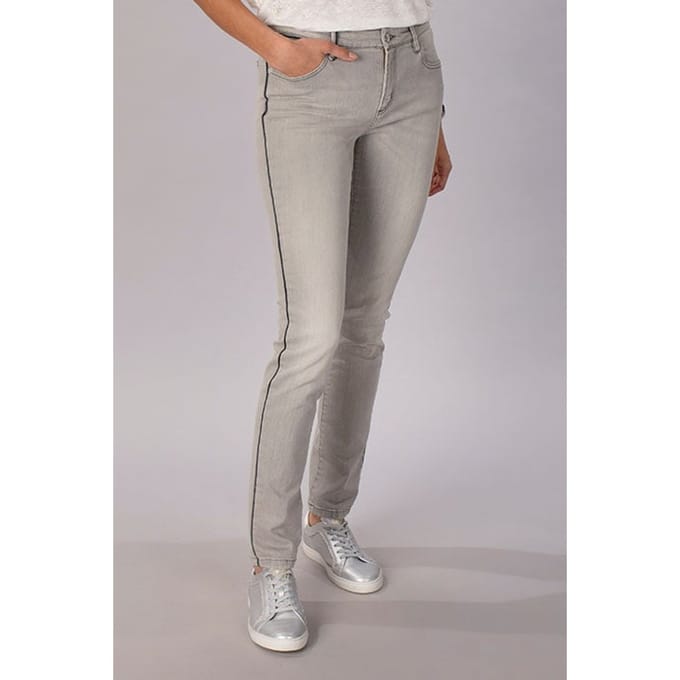River Woods Fitted Grey Jeans Grey Größe: W26 | Skinny Pants Outlet | Damen | Grau