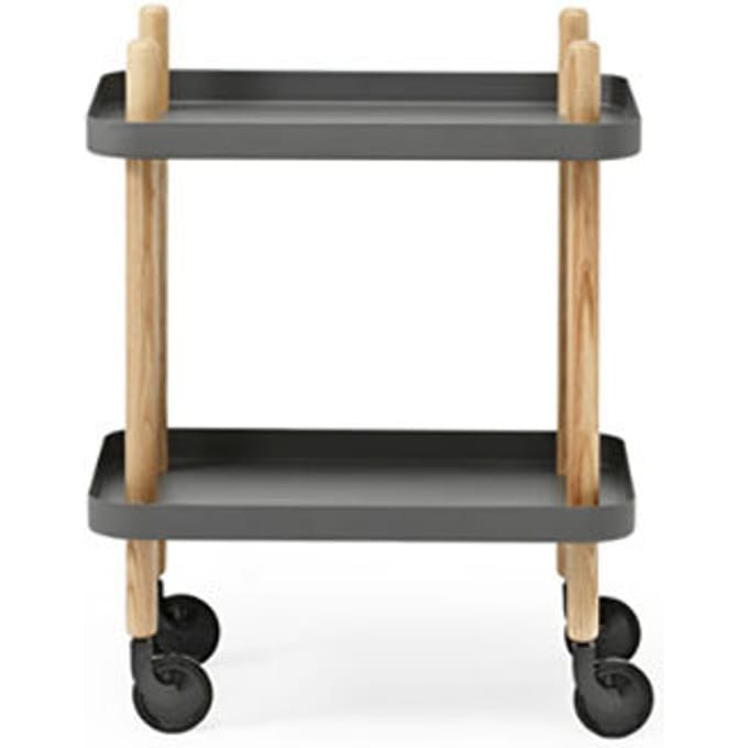 Normann Copenhagen - Block Table serveerwagen - donkergrijs - 4 - 6 Wochen
