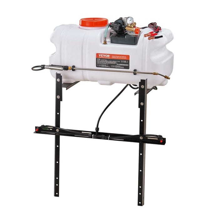 ATV Sproeier 60 L/15,9 Gal ATV/UTV Vleksproeier met Een Sproeiboom met Spuitdoppen 1,9 GPM