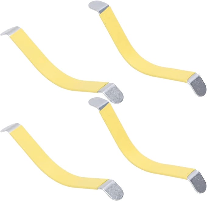 Set van 4 Gitaren Snaren Spreiders - Rubber Coated Luthier Tool voor Onderhoud en Reiniging van Akoestische Gitaren, Bas en Ukulele