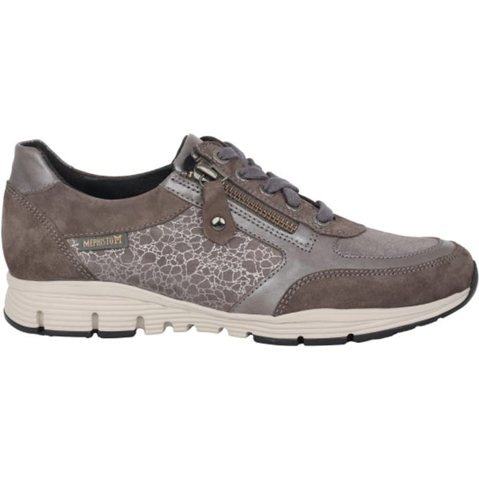 Mephisto Ylona - dames sneaker - Taupe - maat 40.5 (EU) 7 (UK)