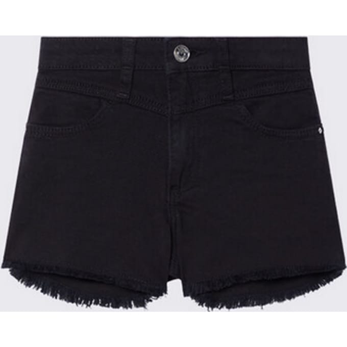 korte broek in boor kind zwart