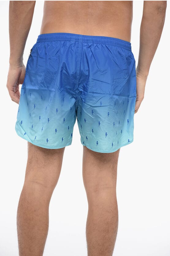 ZEEFDRUK ALL-OVER BOLT ZWEMSHORTS