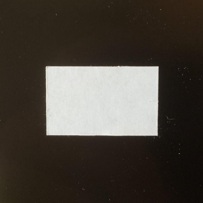 Etiket 26x16mm rechthoek wit permanent - per doos van 36 rollen à 1000 etiketten