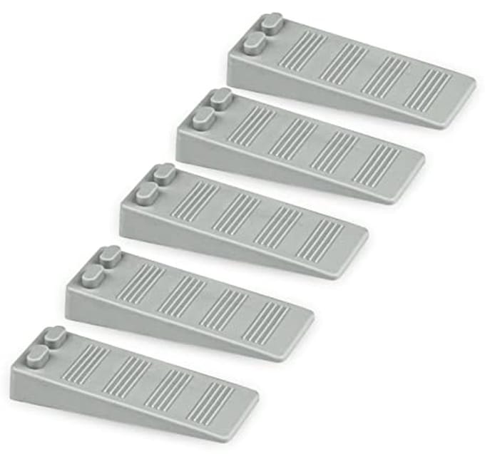 Verstelbare Deurstoppers - 5 Stuks - Antislip en Krasbestendig - Rubber