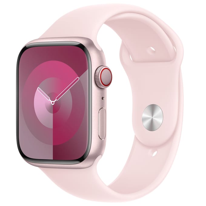 Sport Band voor de Apple Watch | 44/45/46/49 mm - Maat M/L - Light Pink