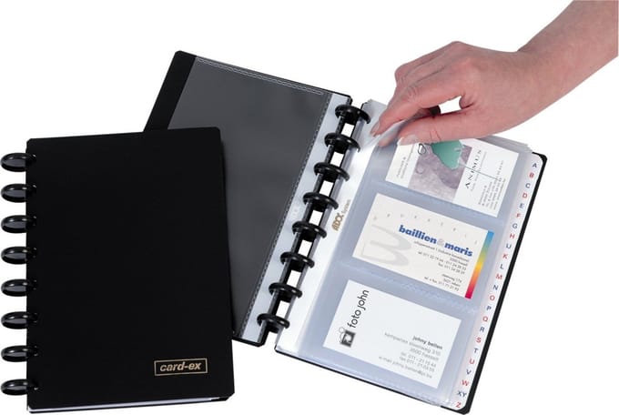 Adoc Card-Ex A5 Visitekaart map voor 120 kaartjes
