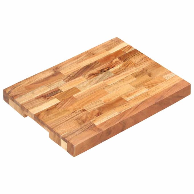 vidaXL - Hakblok - 40x30x4 - cm - massief - acaciahout