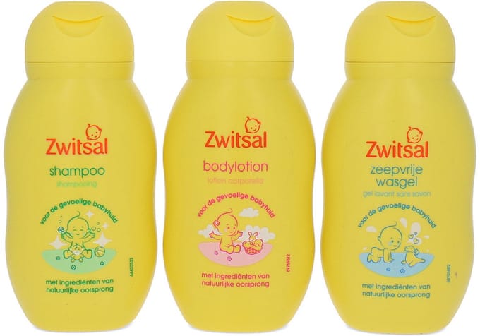 Zwitsal Shampoo-Washgel-Bodylotion - 3 x 75 ml