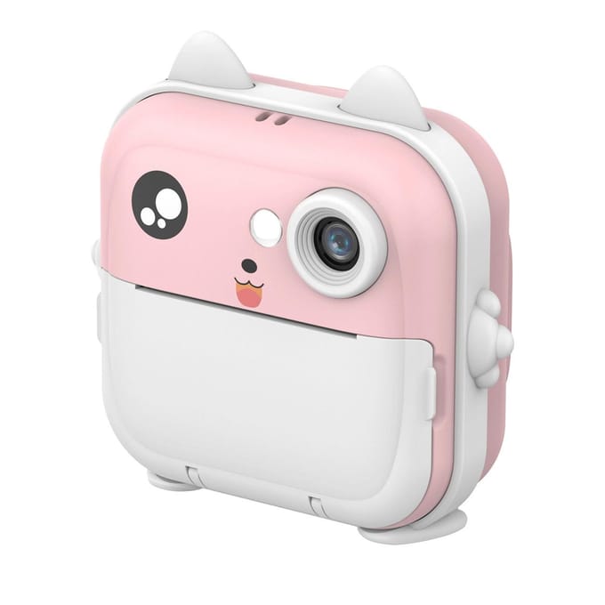 Wozinsky WDT-01 Thermal Printer Camera for Kids - Pink