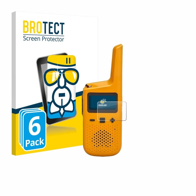 Screenprotector 6 Stuks voor Motorola Talkabout T72 Beschermglas transparant