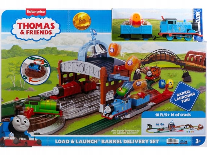 Fisher-Price Thomas & Friends Load & Launch Barrel Delivery Set
