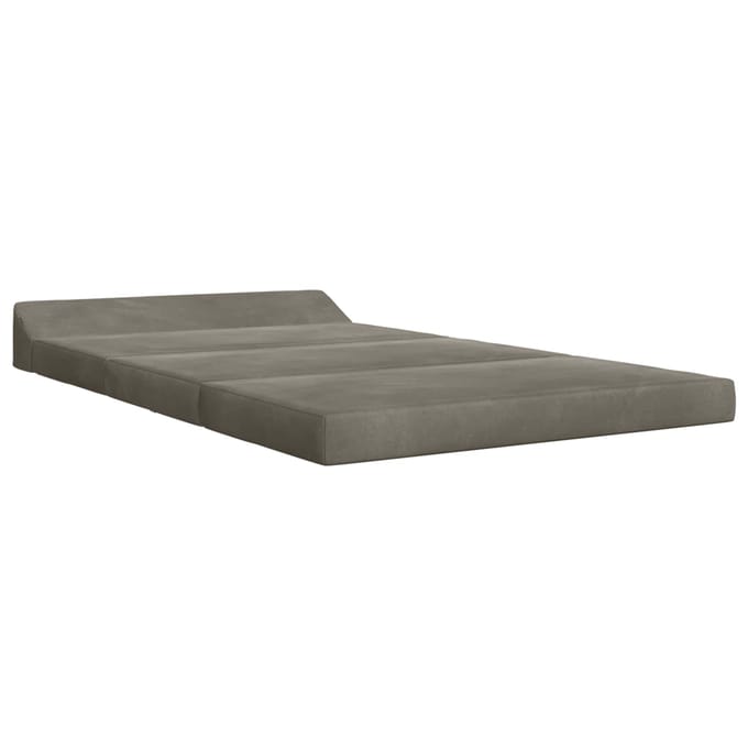 vidaXL - Vouwbare - Sofa - Bed - Lichtgrijs - 120 - x - 60 - x - 49 - cm - Stof