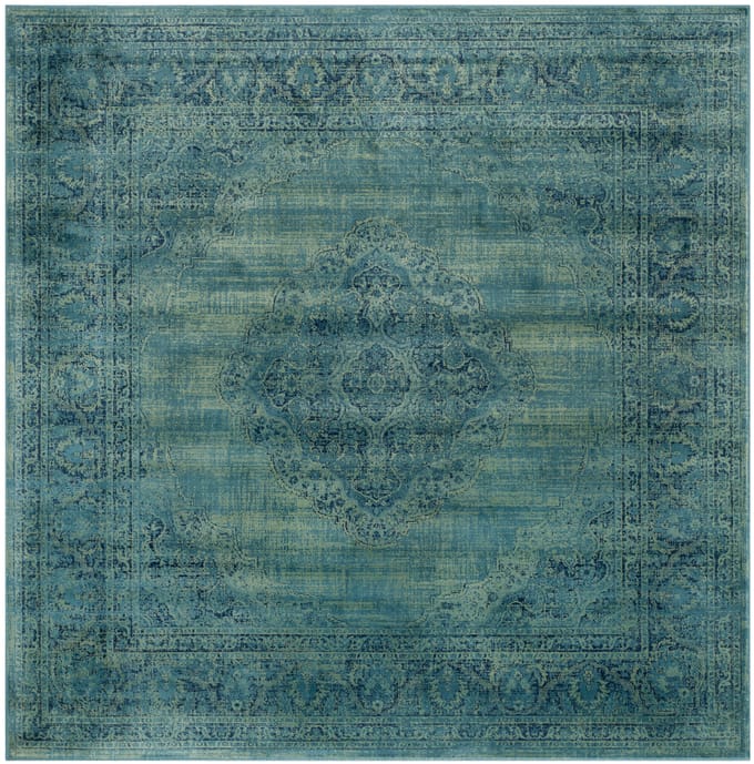 Vintage vloerkleed Olivia Vierkant | Safavieh