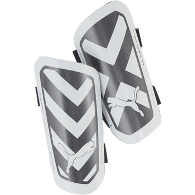 Puma Ultra Light Strap Scheenbeschermer - Zwart / Wit | Maat: XL