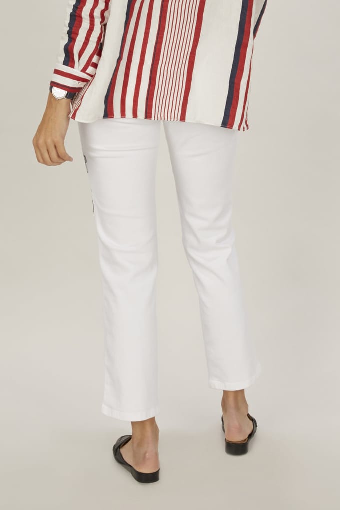 River Woods Regular Waist Straight Cropped Taglia: W25 | Pantaloni Outlet | Donna