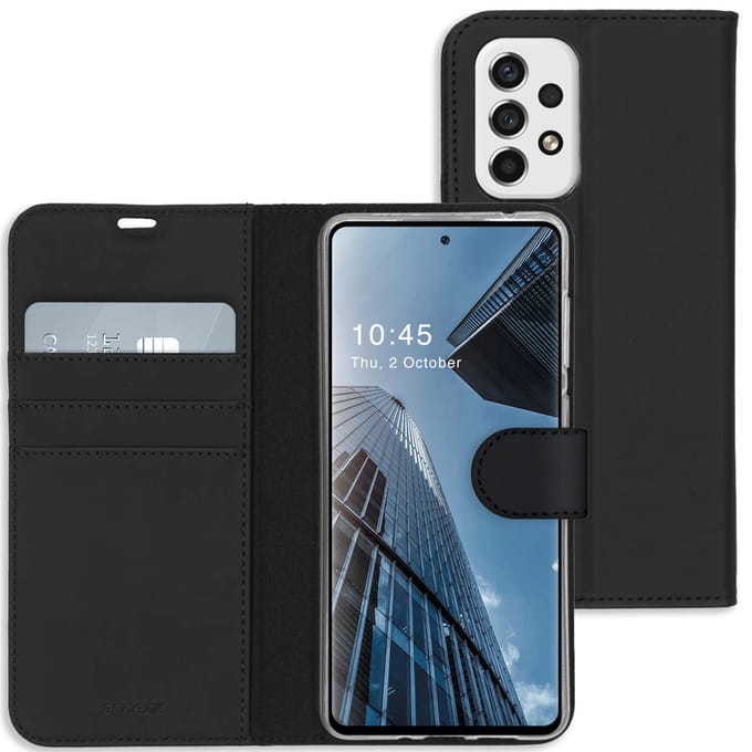 Accezz Hoesje - Geschikt voor Samsung Galaxy A53 - Wallet Softcase Bookcase - Zwart