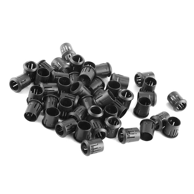 10mm LED 50 stuks Lampvoet Diodehouder Nylon Zwart Clip Bezel Montage Nuttig