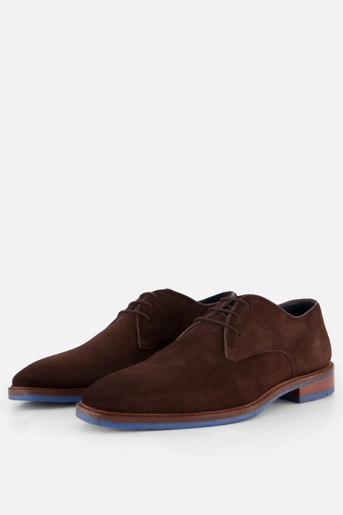 Vertice veterschoenen donker bruin Suède - Maat 45