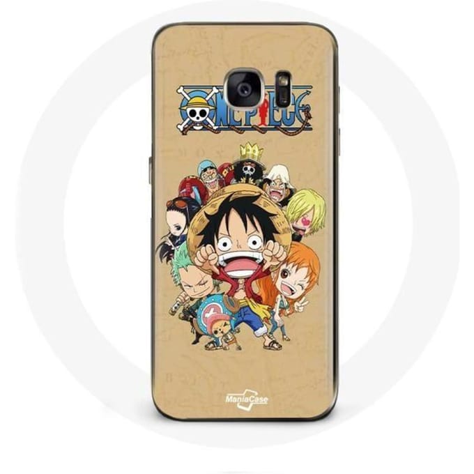 Coque pour Samsung Galaxy S6 edge One piece Manga Equipage du Chapeau de Paille