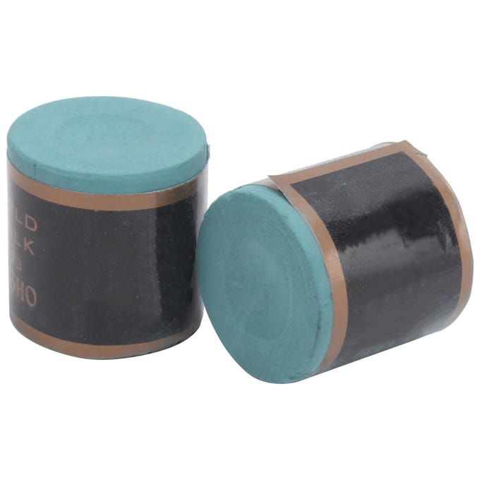 2 stuks biljartkeupunten, krijt, antislip, pooltafelstokkrijt, biljartaccessoires donkergroene kleur