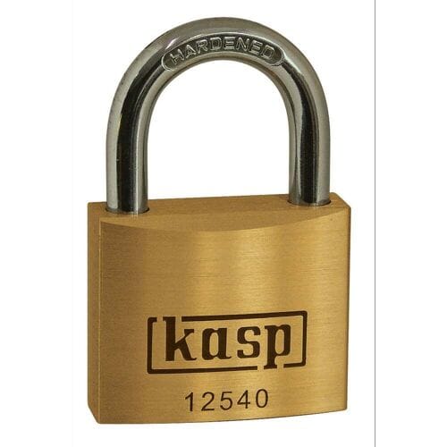 Kasp K12545D Hangslot 45 mm Verschillend sluitend Goud-geel Sleutelslot