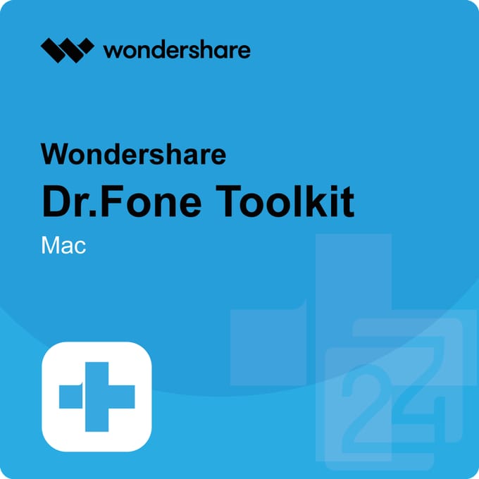 Wondershare Dr.Fone iOS Toolkit Mac 5 Apparaten / 1 Jaar