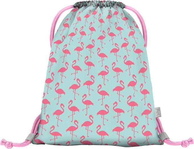 Baagl Gymtas Flamingo met Rits