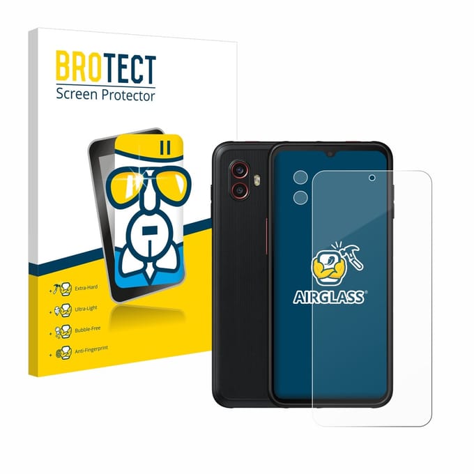 Screenprotector voor Samsung Galaxy XCover 6 Pro Enterprise Edition (Voor+Camera) Beschermglas transparant