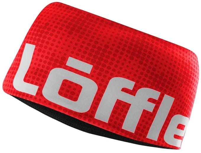 Loeffler Wide Hoofdband Rood