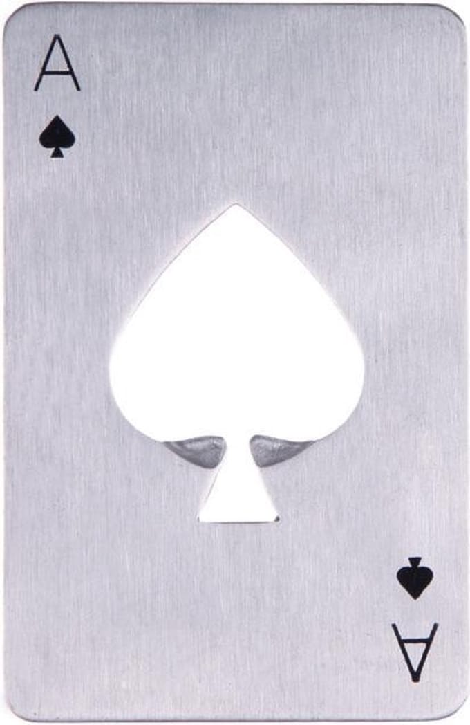 Flesopener 'Speelkaart'