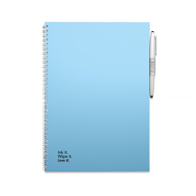 Erasable Notebook A4 - Sky Blue - Premium / A4