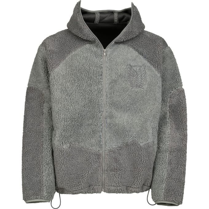 Attack On Titan - Anime Tussenseizoensjas - Wall Titan - S tot 3XL - voor Mannen - grijs