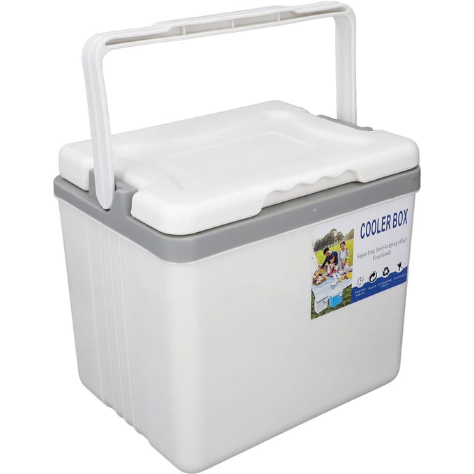 6L Draagbare Koelbox Grote Capaciteit Multifunctioneel Houdt Voedsel Vers en Drank Koel Geïsoleerd wit