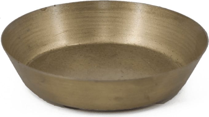 Metalen schaaltje goud