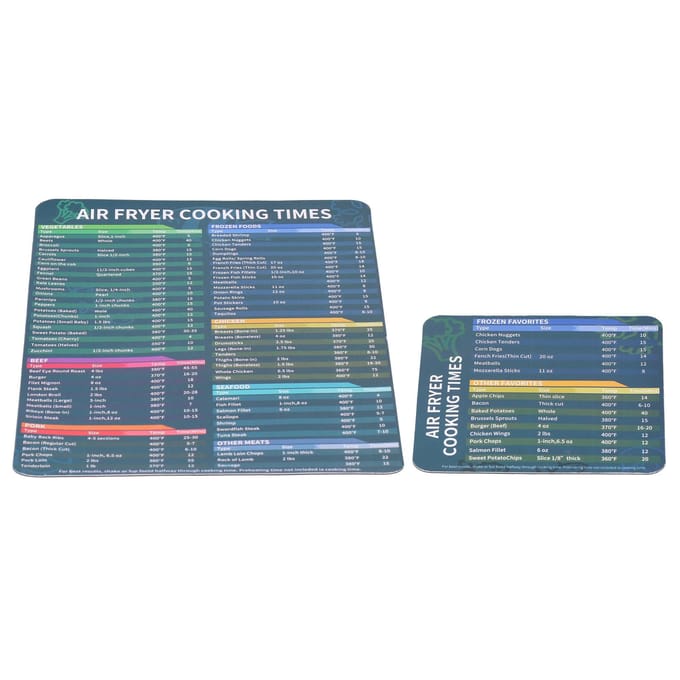 Feuille magnétique pour friteuse de cuisine Guide de référence du temps de cuisson Accessoires pour ustensiles de cuisine