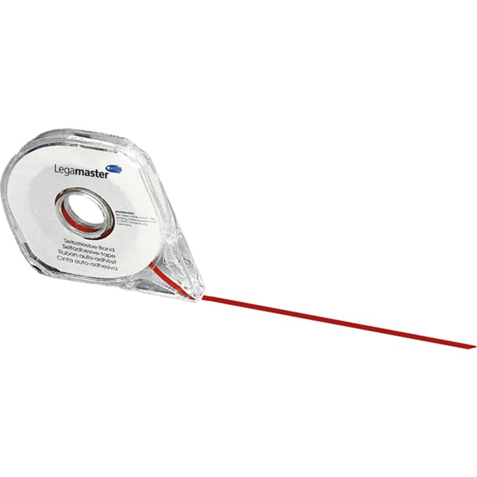 Legamaster planbord verdeeltape 2,5mm x 16m rood