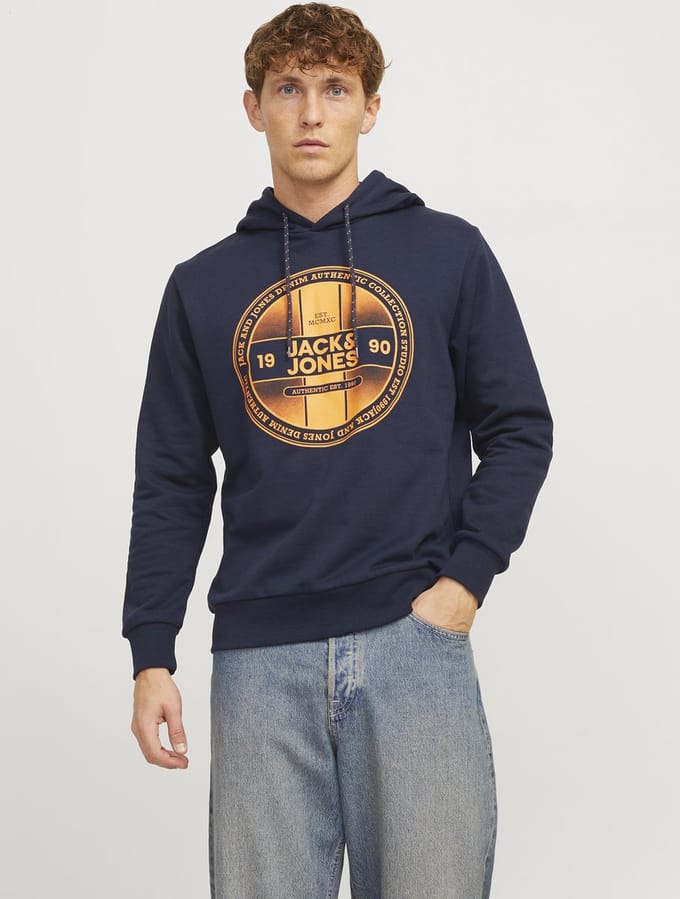 JACK&JONES - JJRIO SWEAT HOOD - Heren - Sweaters